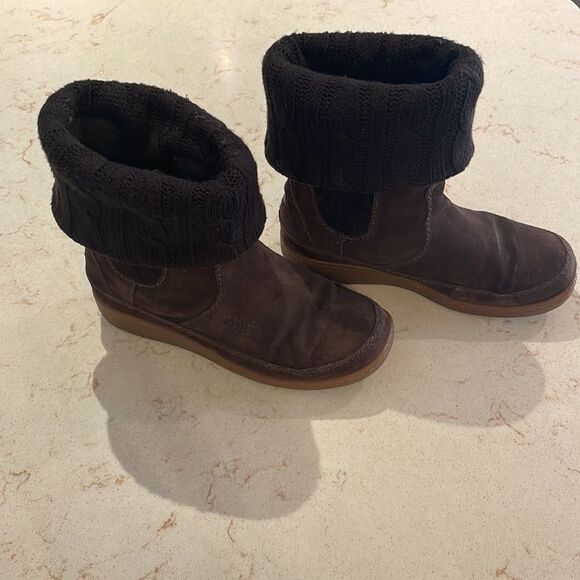 The North Face fold down waterproof boots SZ 6 - Picture 6 of 6